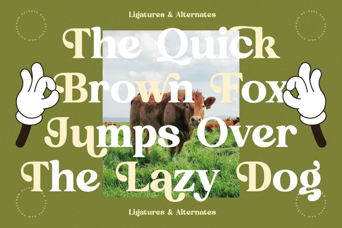Sunday Ridges - Modern Retro Serif Font font preview 12