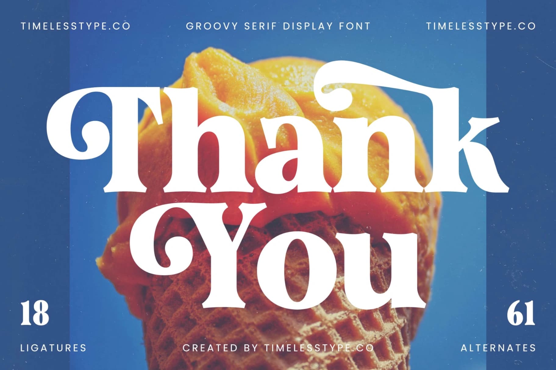 Preview 20 for Mingle Heaven - Groovy Serif Display Font