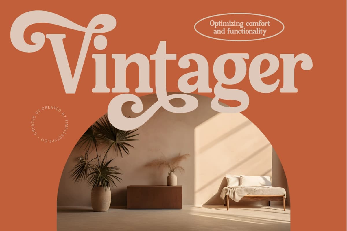 Bellati Nortils - Groovy Serif Font font preview 8