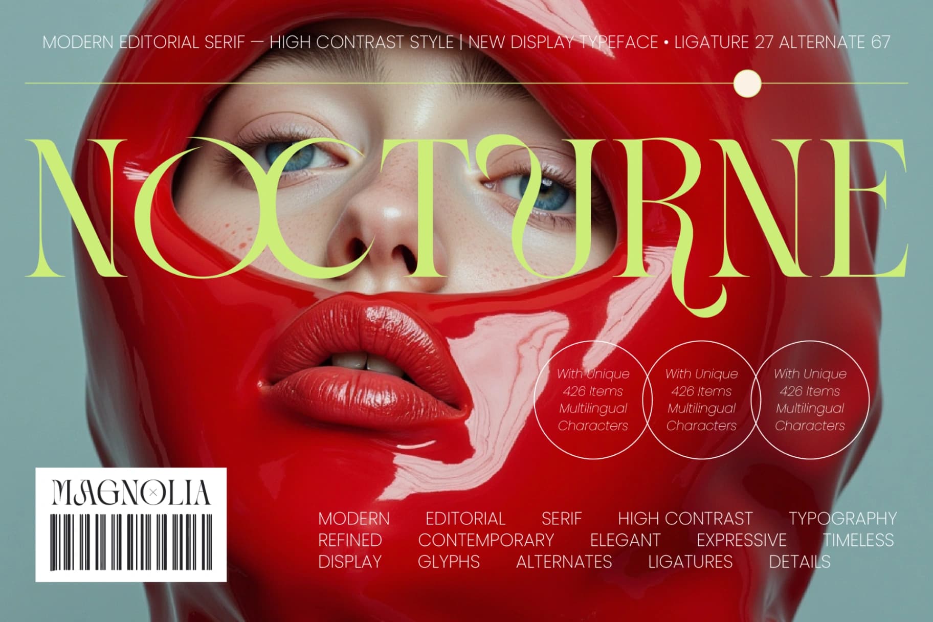 Preview of Magnolia Nocturne - Modern Editorial Serif