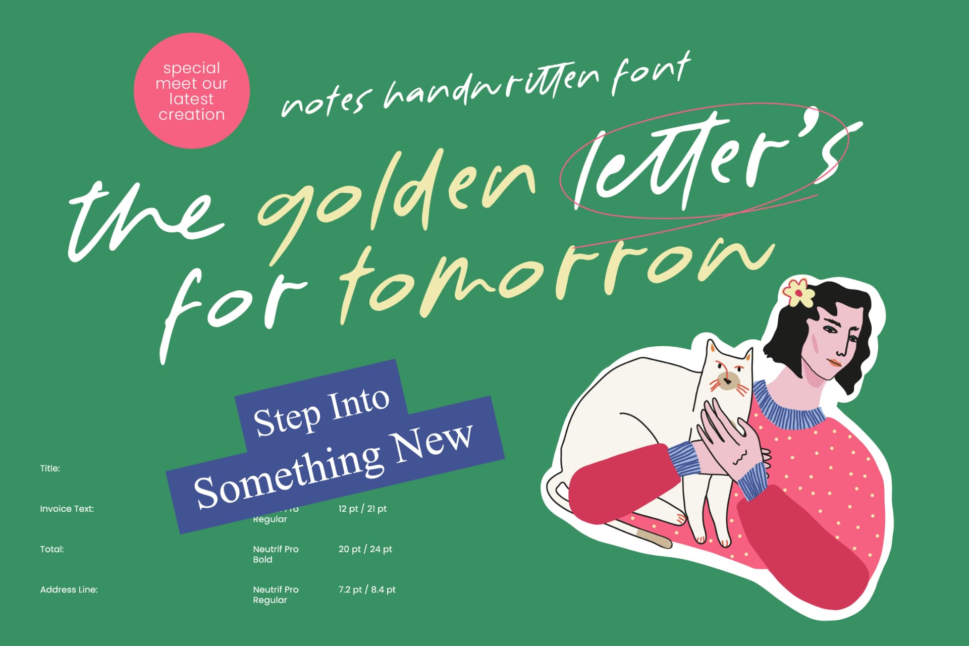 Preview of Golden Tomorrow - Notes Handwritten Font font