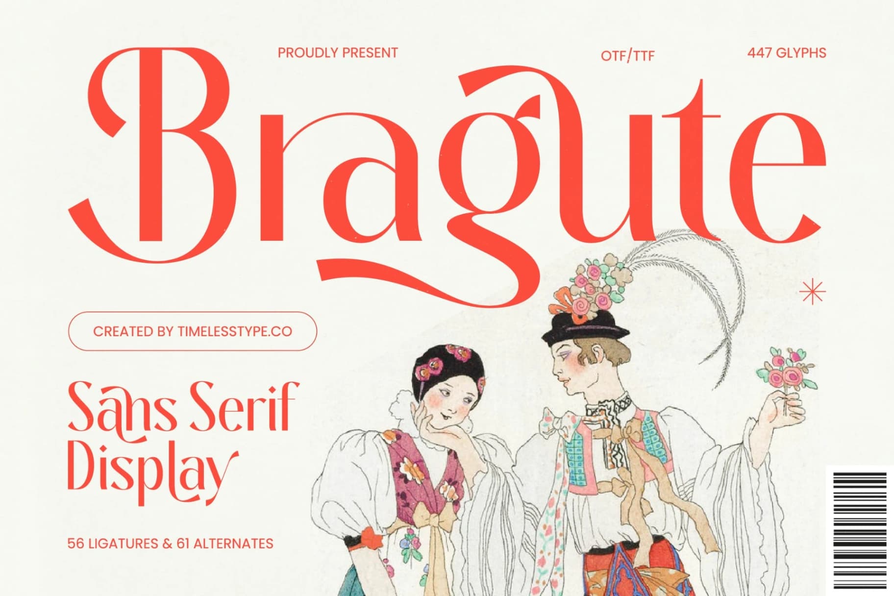 Preview of Bragute - Sans Serif Display